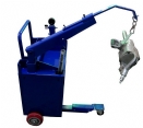 Air wrench moving cart
